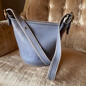 Vintage Coach 9019 Leather Periwinkle Bag